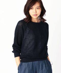 COMME CA ISM / コムサイズム ニット・セーター | リネン　ニットプルオーバー
