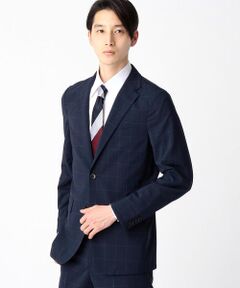 COMME CA ISM / コムサイズム セットアップ | ウィンドウペン　コンフォータブルフリーセットアップジャケット