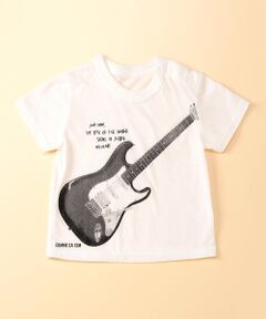 ギタープリント半袖Ｔシャツ