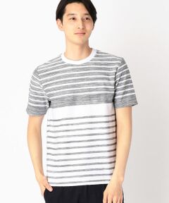 パネルボーダーＴシャツ