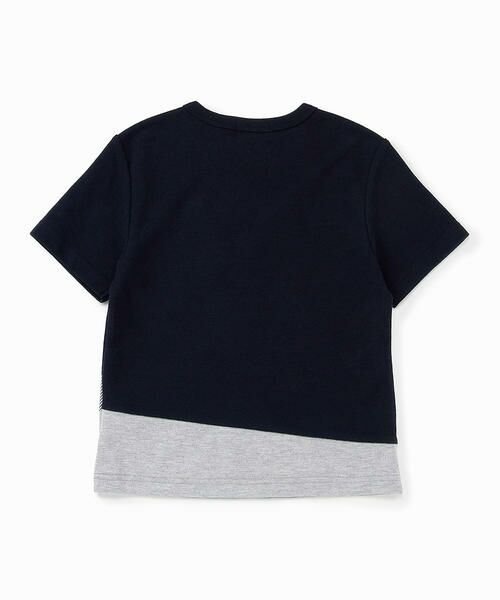 COMME CA ISM / コムサイズム Tシャツ | ロンドンストライプブロッキングＴシャツ | 詳細1