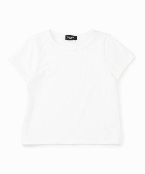 COMME CA ISM / コムサイズム Tシャツ | レースキャミソール×Ｔシャツ | 詳細1