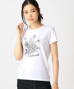 フラワープリントＴシャツ