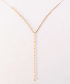 COMME CA ISM / コムサイズム ネックレス・ペンダント・チョーカー | ガラスＹ字 ネックレス