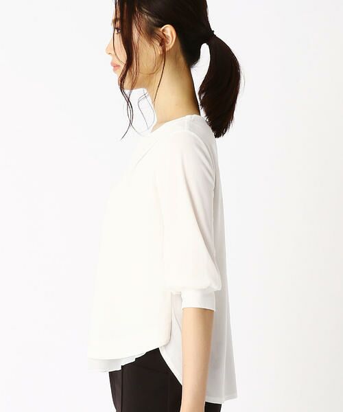 COMME CA ISM / コムサイズム シャツ・ブラウス | 袖コンシャス きれいめカットソー | 詳細2