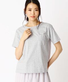 COMME CA ISM / コムサイズム カットソー | 〔ＯＮＩＧＩＲＩ〕ストライプ 切り替え カットソー