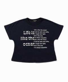 COMME CA ISM / コムサイズム Tシャツ | ビッグシルエット　切り替え　Ｔシャツ