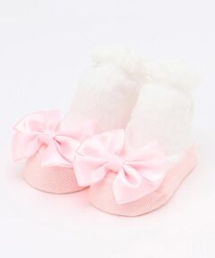 COMME CA ISM / コムサイズム ソックス | リボン付き バレエシューズ柄 ソックス