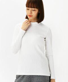 COMME CA ISM / コムサイズム カットソー | ハイネック　リブ　カットソー