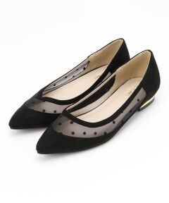 COMME CA ISM / コムサイズム パンプス | 【結婚式・二次会にも】 チュール コンビパンプス