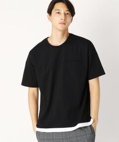 フェイクレイヤード ビッグＴシャツ