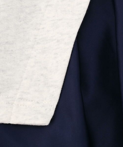 COMME CA ISM / コムサイズム ドレス | フレアースリーブ レイヤード リボン ７分袖 ワンピース | 詳細1