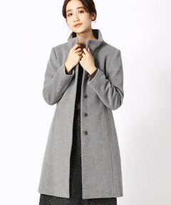 COMME CA ISM / コムサイズム その他アウター | 【イタリア素材】　カシミヤ混　ウール　スタンドカラーコート