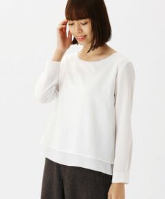 COMME CA ISM / コムサイズム シャツ・ブラウス | 【通勤着対応】レイヤードブラウス