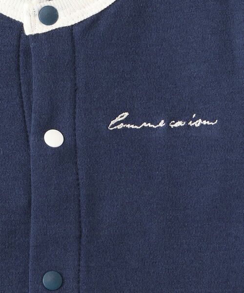COMME CA ISM / コムサイズム ロンパース | 羽根刺繍　長袖ツーウェイオール | 詳細8