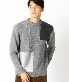 COMME CA ISM / コムサイズム ニット・セーター | ブロッキング プルオーバー