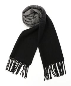 COMME CA ISM / コムサイズム マフラー・ショール・スヌード・ストール | オンブレーヘリンボーンウールマフラー