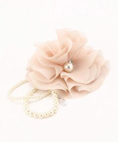 COMME CA ISM / コムサイズム ブローチ・コサージュ | ブレスレット付き ２ＷＡＹ シフォン コサージュ