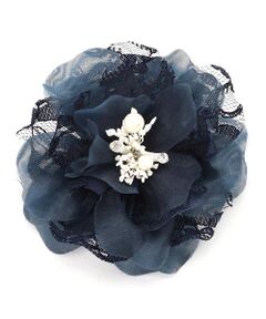COMME CA ISM / コムサイズム ブローチ・コサージュ | オーガンジー × レース コサージュ