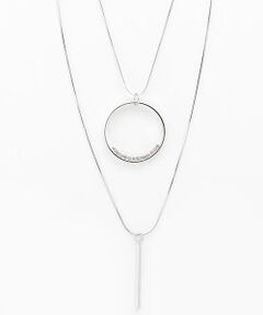 COMME CA ISM / コムサイズム ネックレス・ペンダント・チョーカー | リング＆バーレイヤード ネックレス