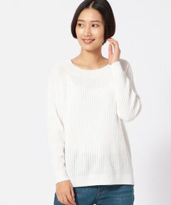 COMME CA ISM / コムサイズム ニット・セーター | 地柄 ニットプルオーバー