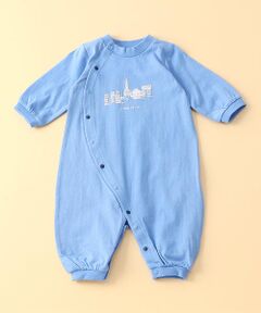 COMME CA ISM / コムサイズム ベビー・キッズウエア | 刺繍風プリント　長袖ツーウェイオール