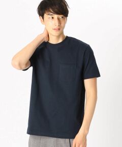 ＜汗染み防止加工＞ ポケット付 Ｔシャツ