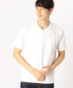 ＜汗染み防止加工＞ Ｖネック Tシャツ