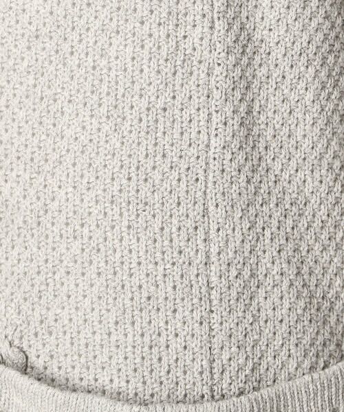 COMME CA ISM / コムサイズム ニット・セーター | 《リネンコットン》鹿の子編み ニットジャケット | 詳細3