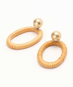 COMME CA ISM / コムサイズム ピアス・イヤリング | 【一部店舗限定】 2way バンブー ラウンド ピアス