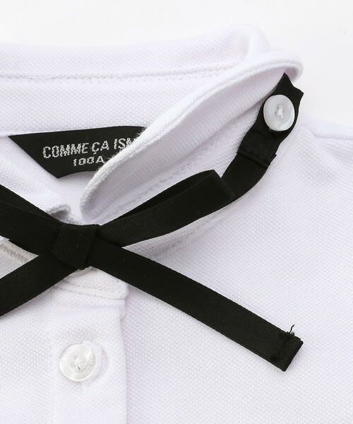 COMME CA ISM / コムサイズム シャツ・ブラウス | リボンタイ付き　半袖ブラウス　（１００ｃｍ〜１３０ｃｍ） | 詳細6