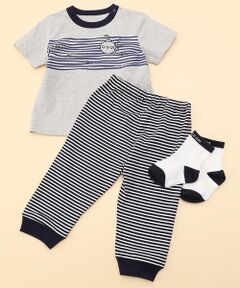 【ギフトセット】男の子用（８０・９０ｃｍ）　Ｔシャツ＆パンツセット