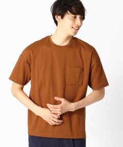 ポケット付 半袖 ポンチ Ｔシャツ