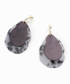 COMME CA ISM / コムサイズム ピアス・イヤリング | 【一部店舗限定】4way クリアプレート ピアス