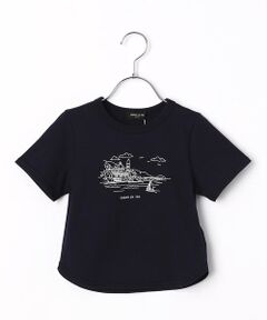 【キッズ・ベビーおそろいアイテム】プリントＴシャツ