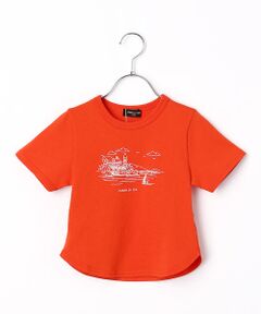 【キッズ・ベビーおそろいアイテム】プリントＴシャツ