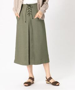 COMME CA ISM / コムサイズム ロング・マキシ丈スカート | レースアップスカート