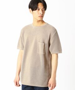 COMME CA ISM / コムサイズム ニット・セーター | 和紙ガーター編み ニットＴシャツ