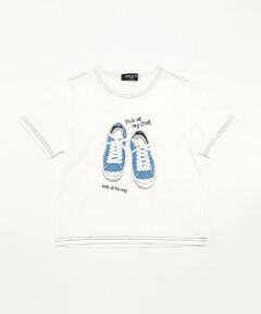 スニーカープリント 半袖Ｔシャツ