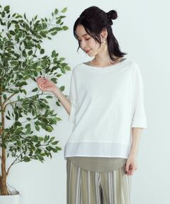 COMME CA ISM / コムサイズム Tシャツ | 【セットアイテム】 Tシャツ×タンクトップ ロゴプリント