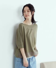 【セットアイテム】 Tシャツ×タンクトップ ロゴプリント