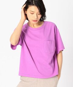 〈日本の伝統色/DIC〉ワイドシルエット ポケット付 Tシャツ