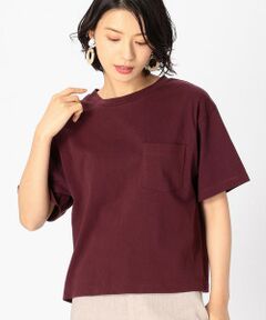 〈日本の伝統色/DIC〉ワイドシルエット ポケット付 Tシャツ