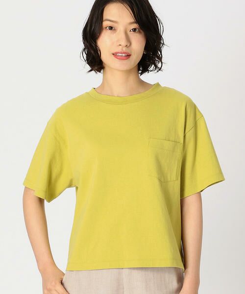 COMME CA ISM / コムサイズム Tシャツ | 〈日本の伝統色/DIC〉ワイドシルエット ポケット付 Tシャツ | 詳細4