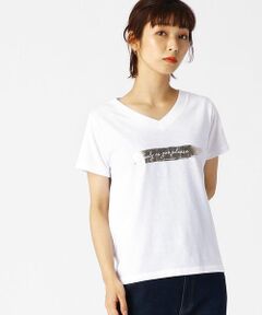 COMME CA ISM / コムサイズム Tシャツ | 箔プリントTシャツ