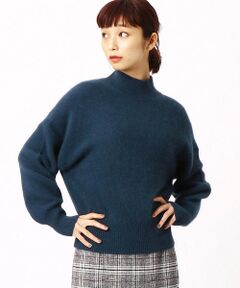 COMME CA ISM / コムサイズム ニット・セーター | ラクーン混ハイネックニットプルオーバー