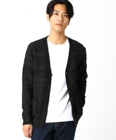 COMME CA ISM / コムサイズム カーディガン・ボレロ | カスリ見えニットカーディガン
