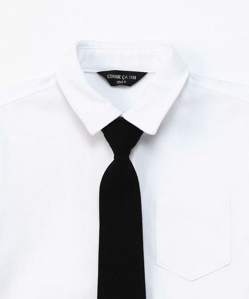 COMME CA ISM / コムサイズム シャツ・ブラウス | ネクタイ付き　長袖シャツ(100-130サイズ) | 詳細2