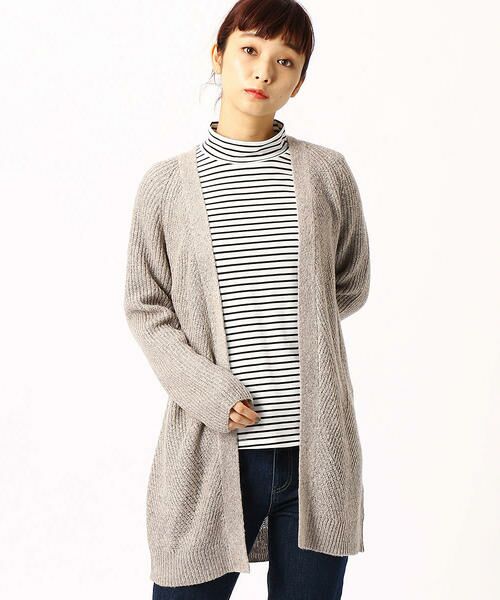 COMME CA ISM / コムサイズム その他トップス | 〈カットソー付〉 ニット カーディガン(ベージュ)