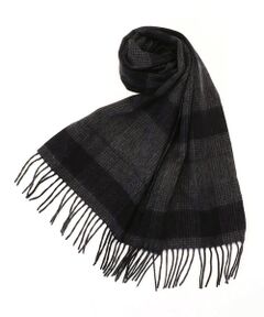 COMME CA ISM / コムサイズム マフラー・ショール・スヌード・ストール | ウールカシミヤ チェックマフラー